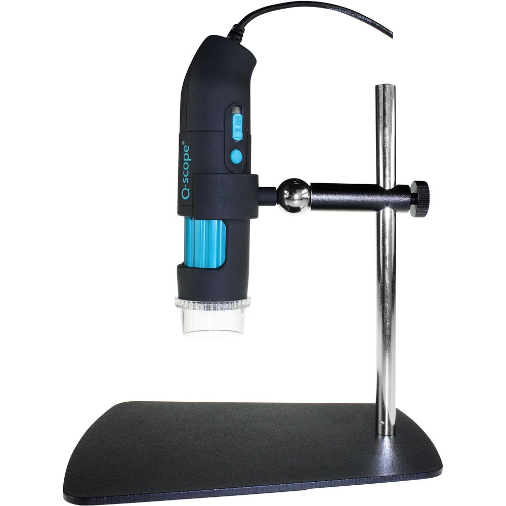 Tige métallique flexible pour la fixation du microscope digital