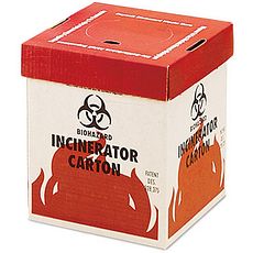 Conteneurs pour déchets à incinérer