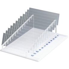 Portoir pour 12 lamelles porte-objets