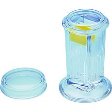 Cuves de Coplin en verre couvercle en verre