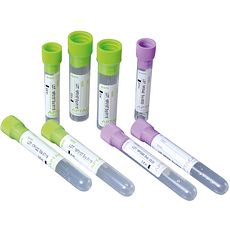 Tubes d'hématologie EDTA K2 bouchon à pression