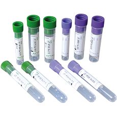 Tubes d'hématologie EDTA K3 bouchon à pression