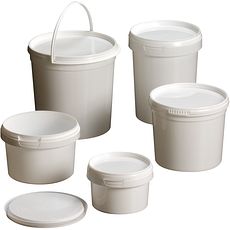 Pots à couvercle en polypropylène