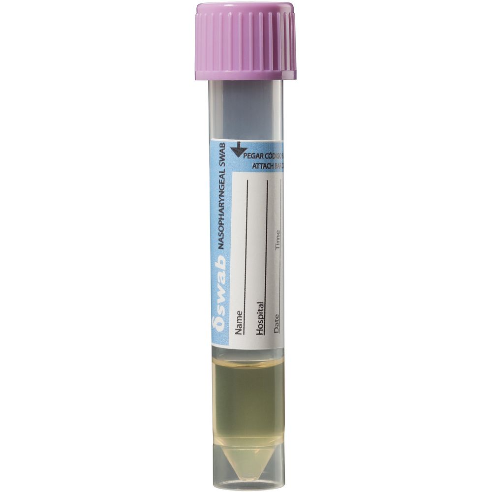 Ecouvillons floqués en tubes avec milieu SPECIAL VIRUS