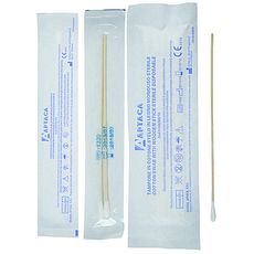 Ecouvillons secs stériles tige en bois