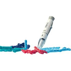 Stylo piqueur et lancettes stériles