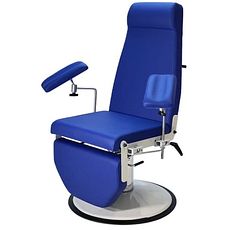 Fauteuil de prélèvement sanguin pivotant 360°