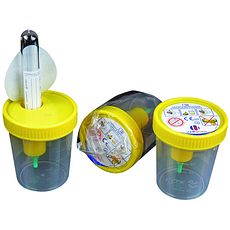 Flacons pour urine capuchon avec système d'aspiration intégré