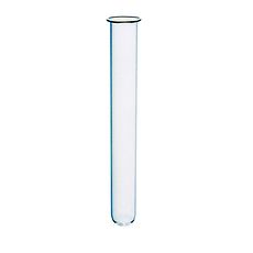 Tubes fond rond bord évasé en verre sodocalcique