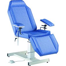 Fauteuil de prélèvement à colonne électrique grand confort