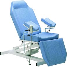 Fauteuil de prélèvement à colonne électrique