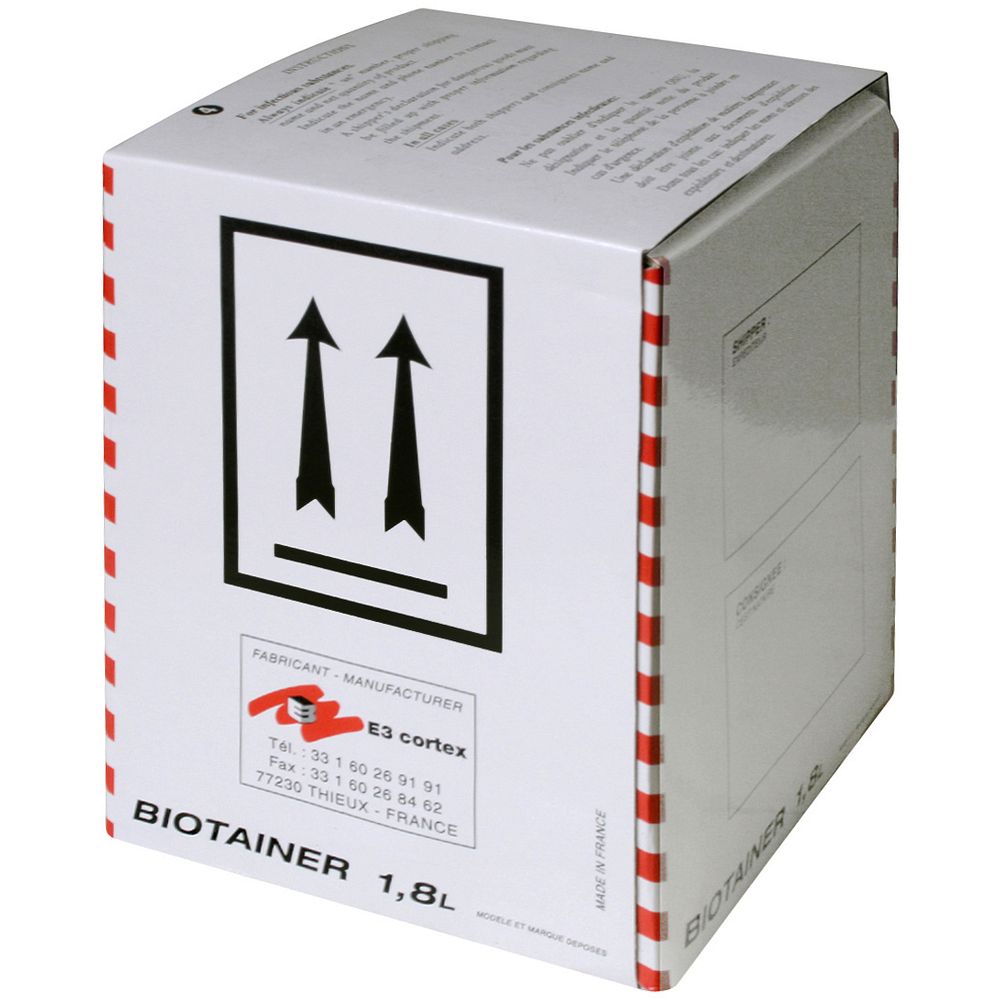 Kits complets BIOTAINER® UN2814 / UN2900 - pot en PP 95&nbspkPa