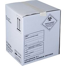 Cartons isothermes UN3373 isolation 40 mm