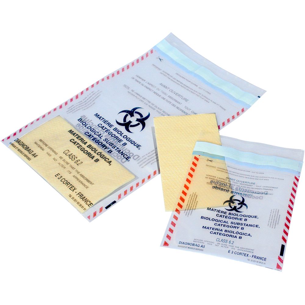 Sachets secondaires 95 kPa DIAGNOBAG® homologués UN3373