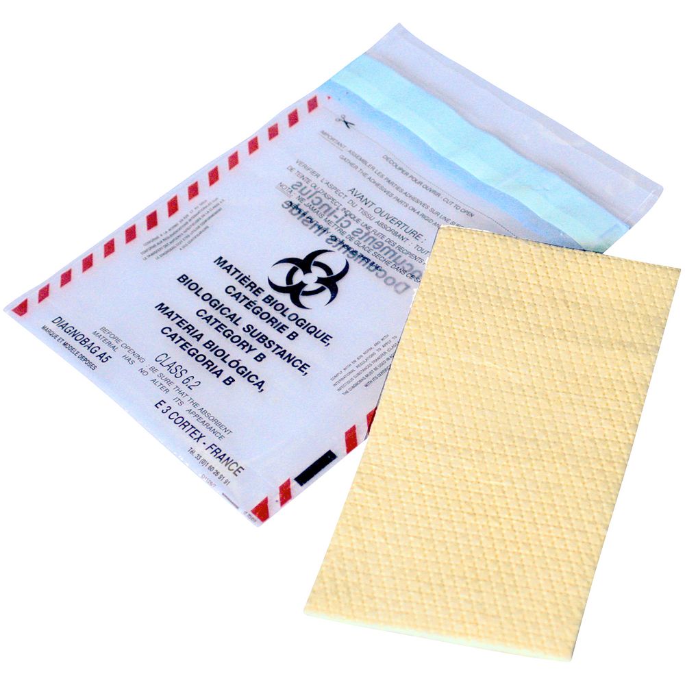 Sachets secondaires 95&nbspkPa DIAGNOBAG® homologués UN3373