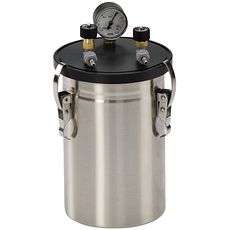 Jarres anaérobie en acier inox avec manomètre