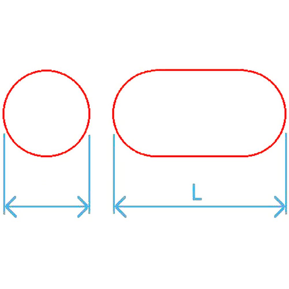 Barreaux en verre cylindriques
