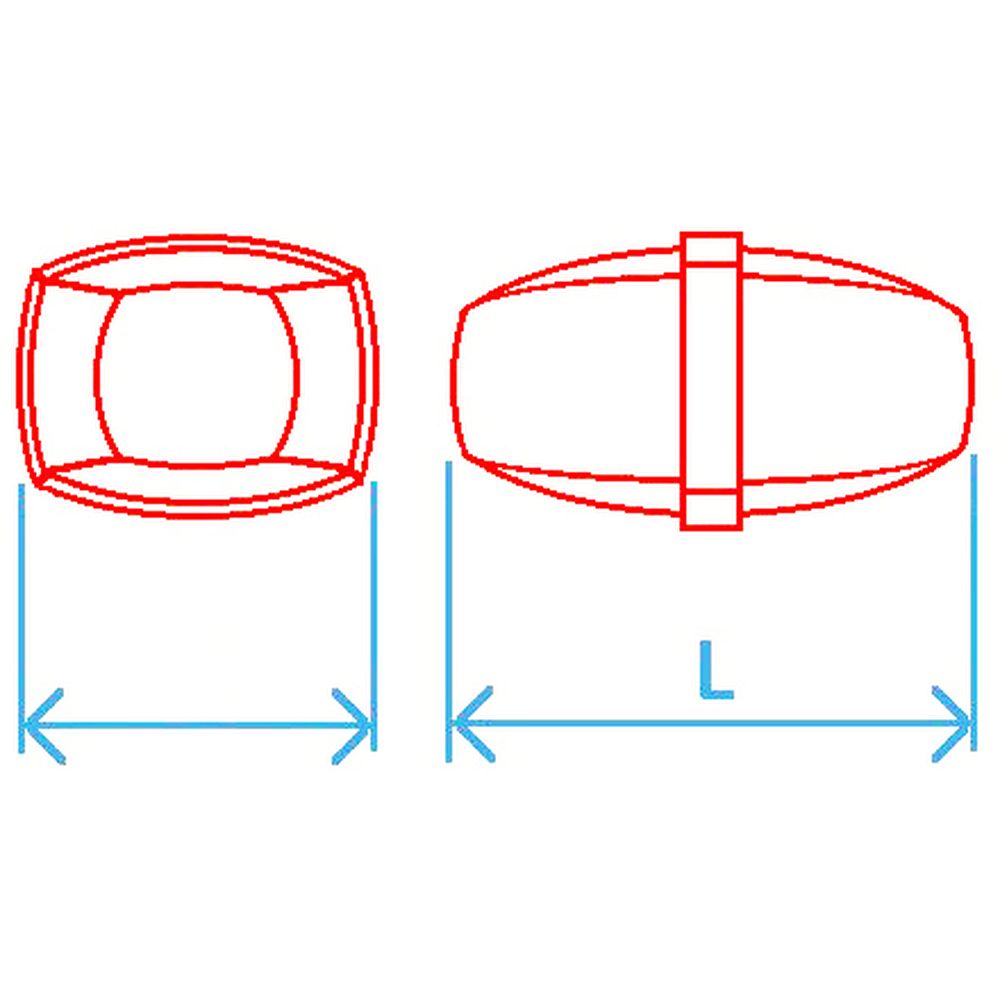 Barreaux PTFE elliptiques