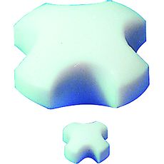 Barreaux PTFE en étoile pour tubes