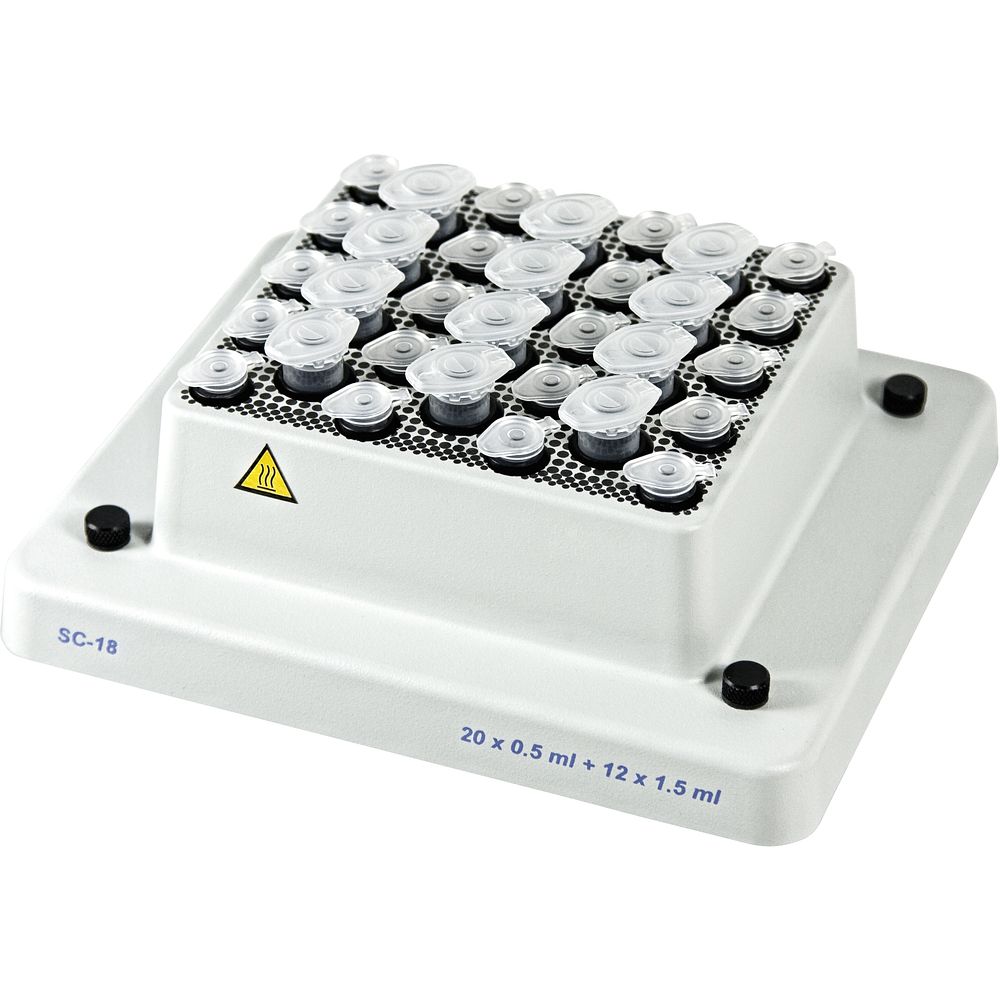 Thermosecoueur pour microtubes et plaques PCR