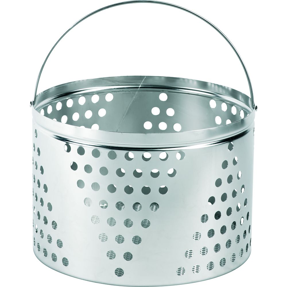 Panier perforé en inox pour autoclave vertical de 28 à 150 litres