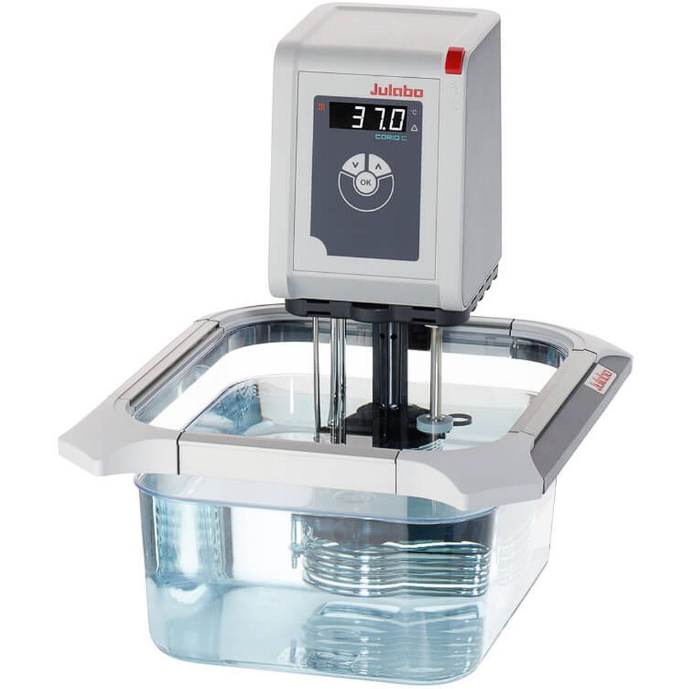 Bains thermostatés +20 à +100°C cuve polycarbonate ouverte
