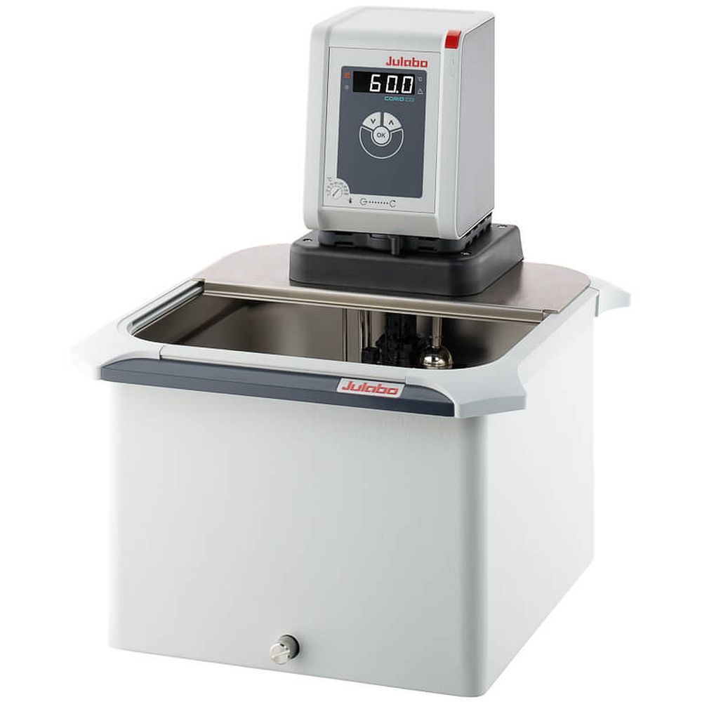 Bains thermostatés +20 à +150°C cuve inox ouverte pompe refoulante