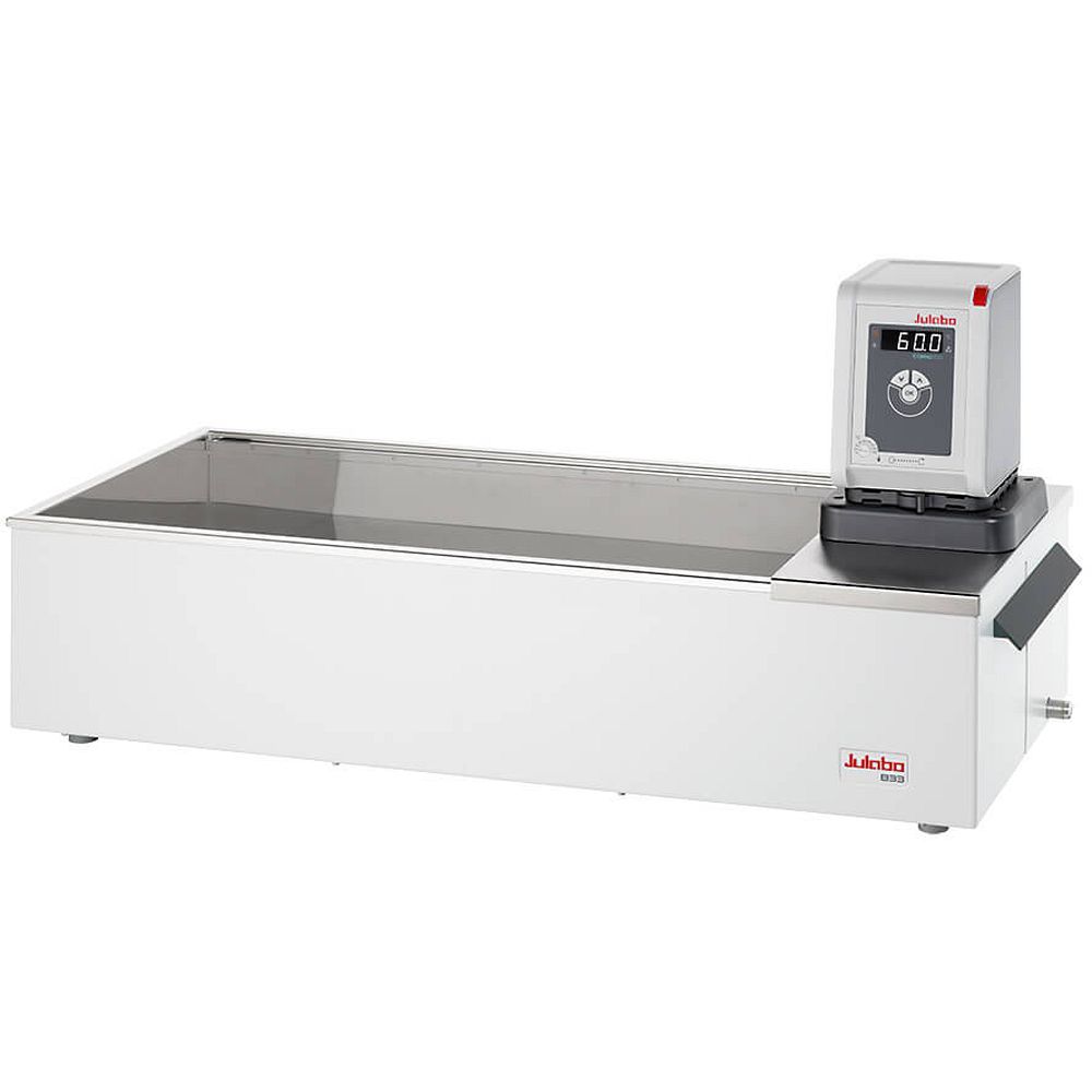 Bains thermostatés +20 à +150°C cuve inox ouverte pompe refoulante