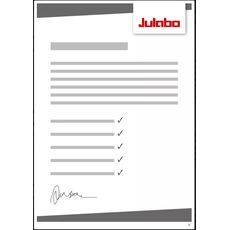 Certificats de calibration pour thermostats