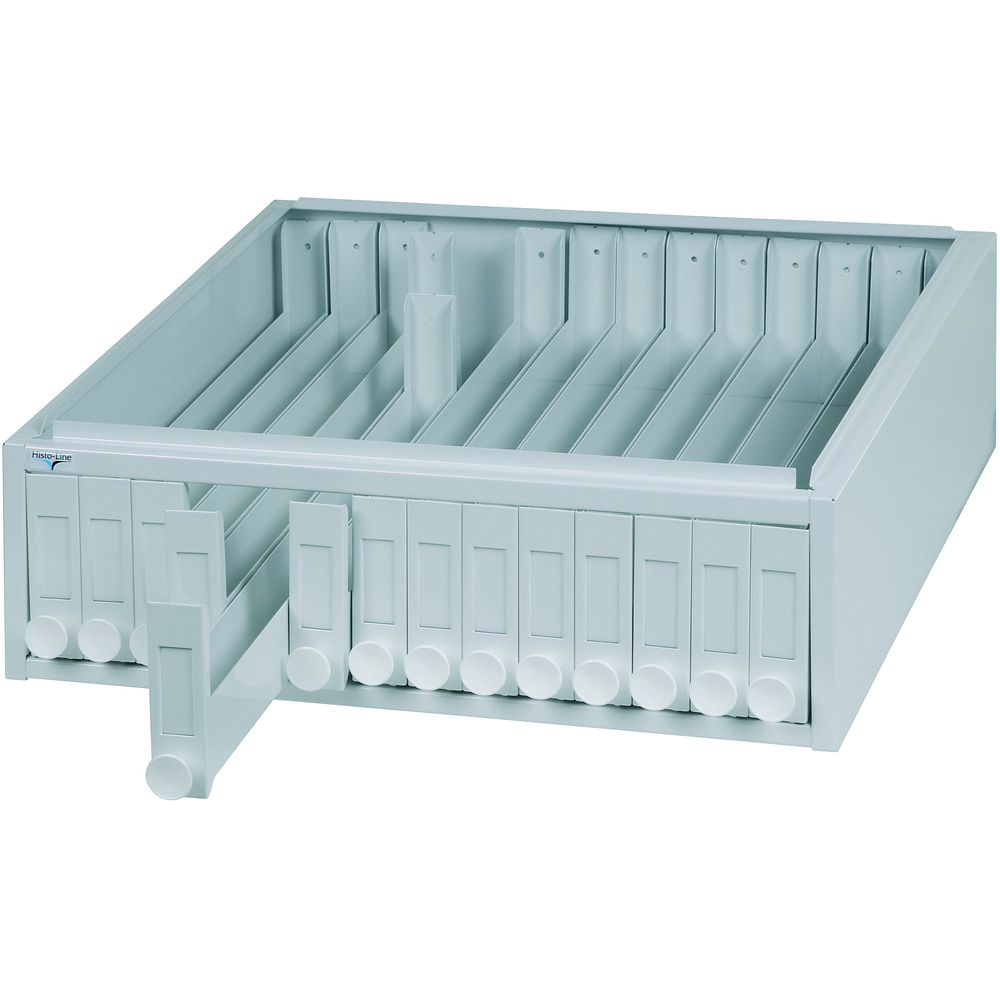Classeurs métalliques superposables pour lames