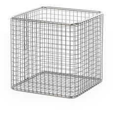Panier en fil acier inox 18/8  200 x 200 x 200 mm