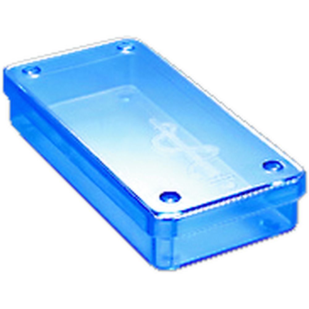 Boîte pour décontamination à froid (0 à  +134°C) bleue