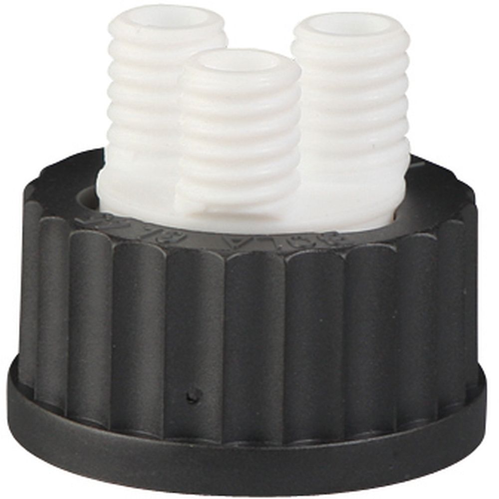 Bouchons distributeurs en PPS ports secondaires en PTFE