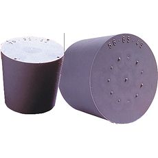 Bouchons Perbunan® avec 2 perforations
