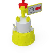 Bouchons GL45 raccords capillaires avec robinet et soupape de ventilation
