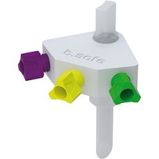 Connecteur capillaire 3 connexions latérales