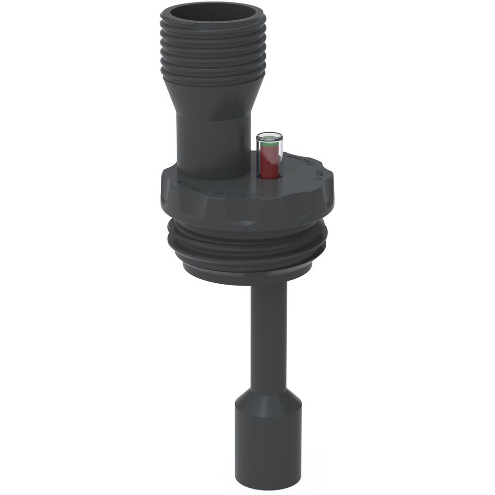 Inserts filetage femelle avec raccord pour entonnoir et contrôle de niveau