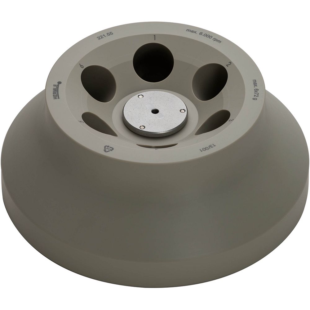 Microcentrifugeuse pour 6&nbspx 50&nbspml