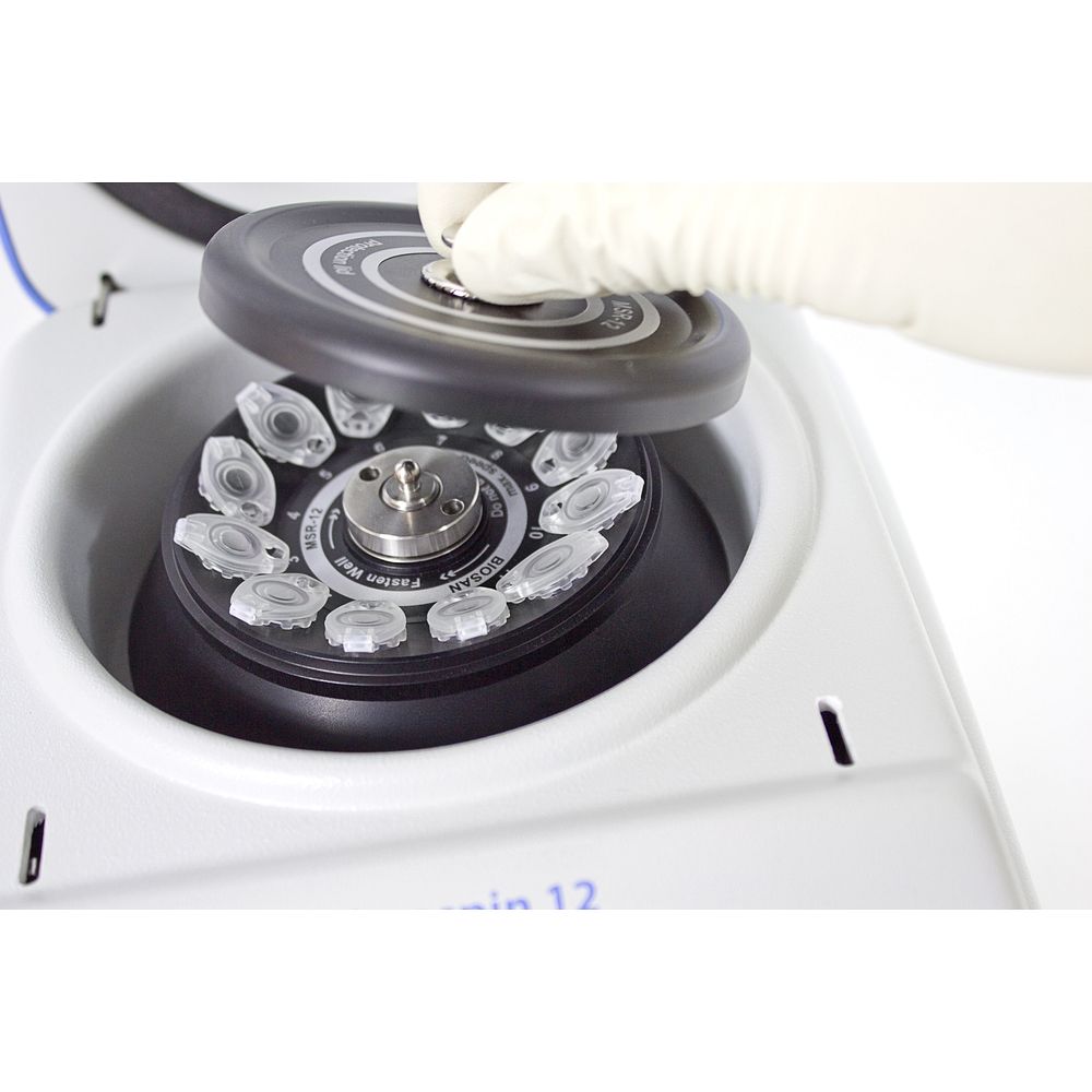 Microcentrifugeuse 12&nbspx microtubes 14500&nbsptr/min - 12400&nbspg