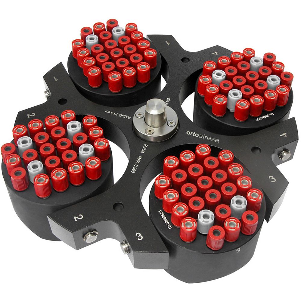 Centrifugeuse réfrigérée 4&nbspx 750&nbspml, 72&nbspx Vacutainer, écran tactile couleur
