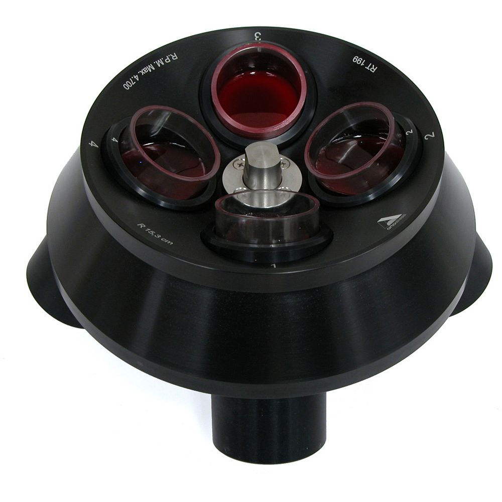 Centrifugeuse réfrigérée 4&nbspx 750&nbspml, 72&nbspx Vacutainer, écran tactile couleur