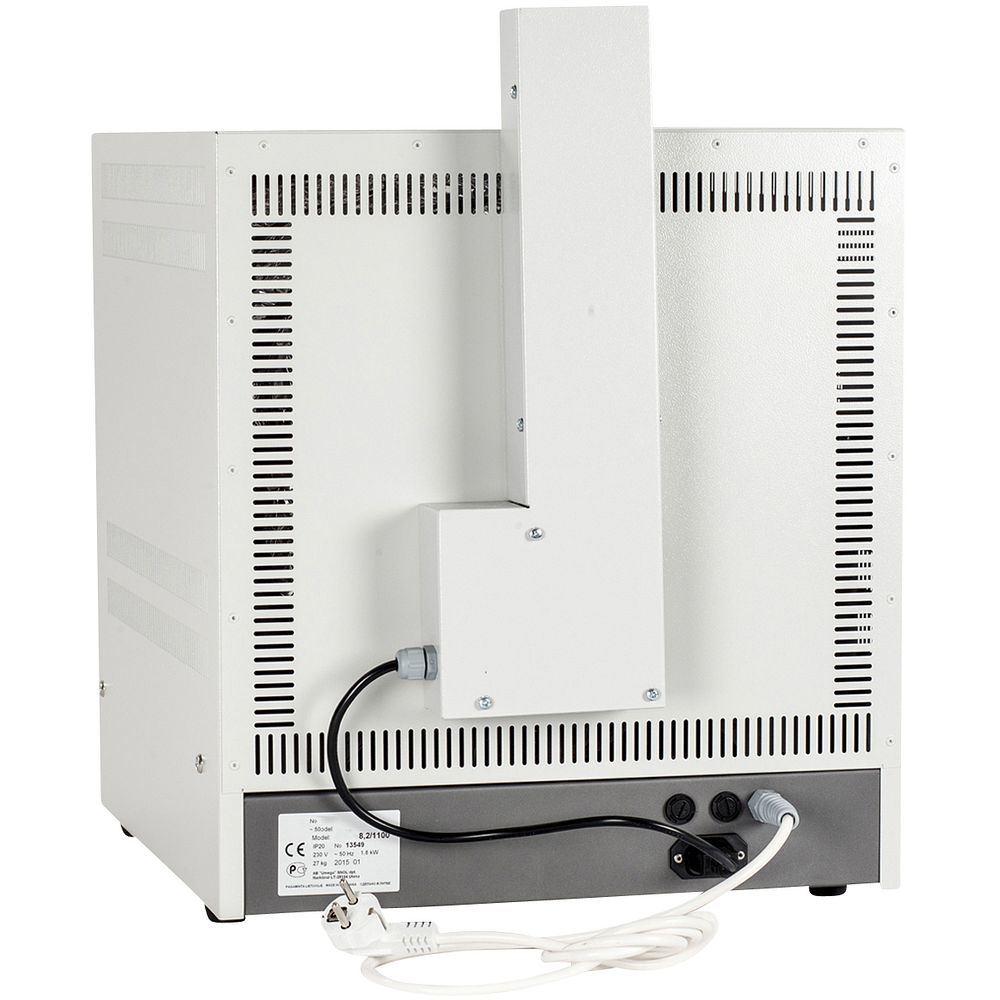 Fours à moufle de laboratoire pour incinération avec ventilateur et cheminée, 3 à 39&nbsplitres