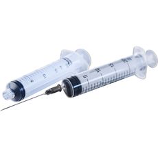 Seringues 2 ml stériles 3 pièces à embout Luer avec aiguille Ø 0,6 mm longueur 25 mm x 100 