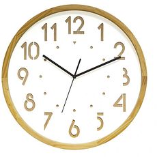 Horloge Ø 410 mm en bois