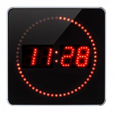 Horloge LED avec secondes déroulantes
