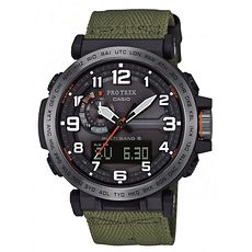Montres digitales Pro trek radio-pilotée bracelet en tissu ou résine