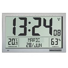 Horloge - calendrier thermo - hygromètre radio-pilotée
