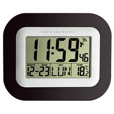 Horloge, calendrier - thermomètre radio-pilotée