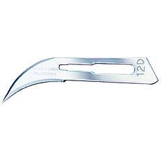 Lames de bistouris pour embout étroit, n°12D