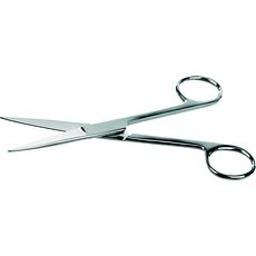Ciseaux de laboratoire, inox mat, pointu / pointu